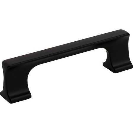 Jeffrey Alexander 96 mm Center-to-Center Matte Black Sullivan Cabinet Pull 752-96MB